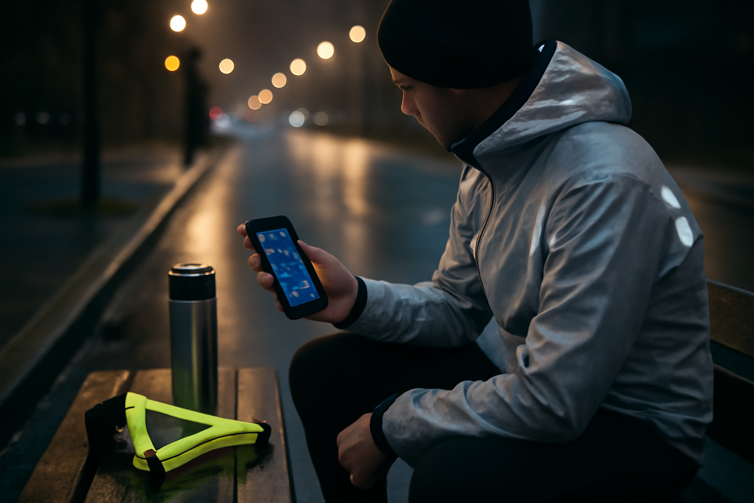 live saintelyon sur téléphone avec suivi des coureurs en direct, ambiance nuit