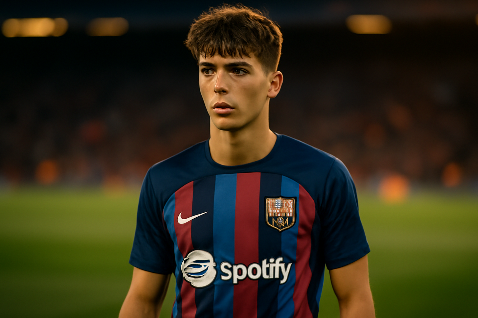 Cubarsi, défenseur central du FC Barcelone, profil joueur en stade