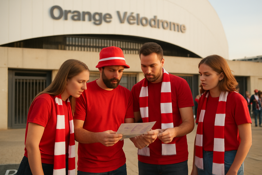 Plan velodrome Marseille : tribunes et accès